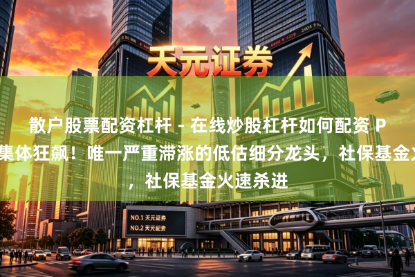 散户股票配资杠杆 - 在线炒股杠杆如何配资 PCB 板块集体狂飙！唯一严重滞涨的低估细分龙头，社保基金火速杀进