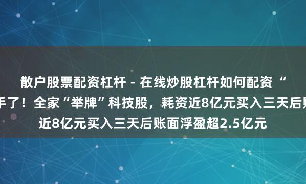 散户股票配资杠杆 - 在线炒股杠杆如何配资 “牛散”屠文斌又动手了！全家“举牌”科技股，耗资近8亿元买入三天后账面浮盈超2.5亿元